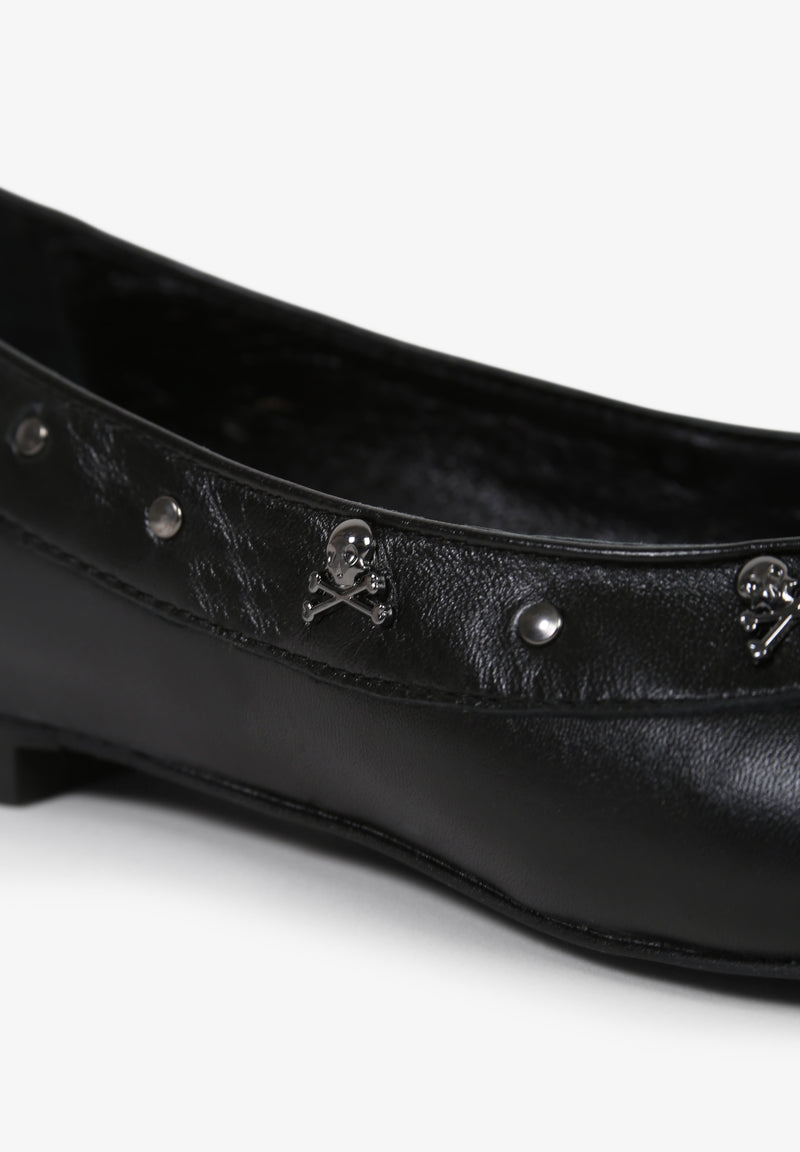 BALLERINAS MIT NIETEN