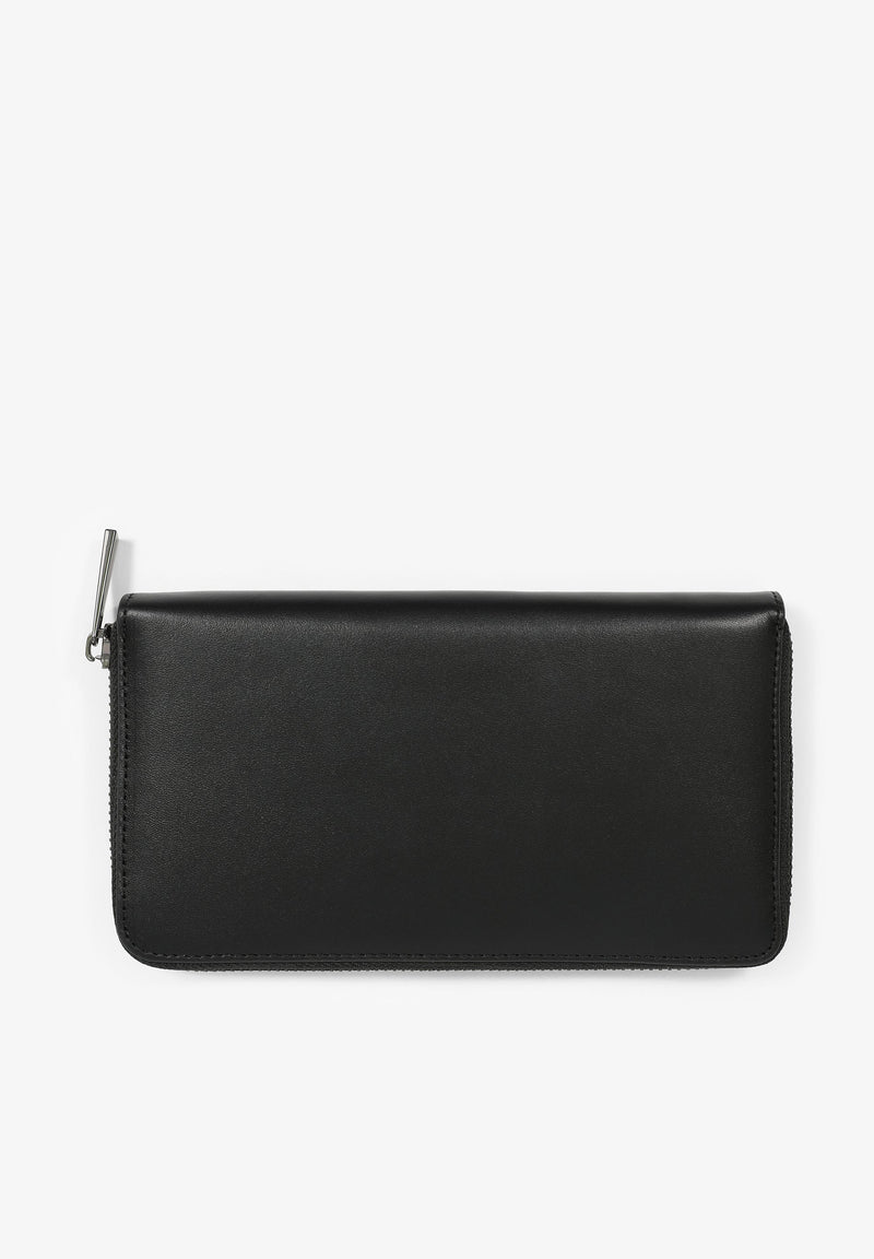 BRIEFTASCHE MIT METALL-TOTENKOPF