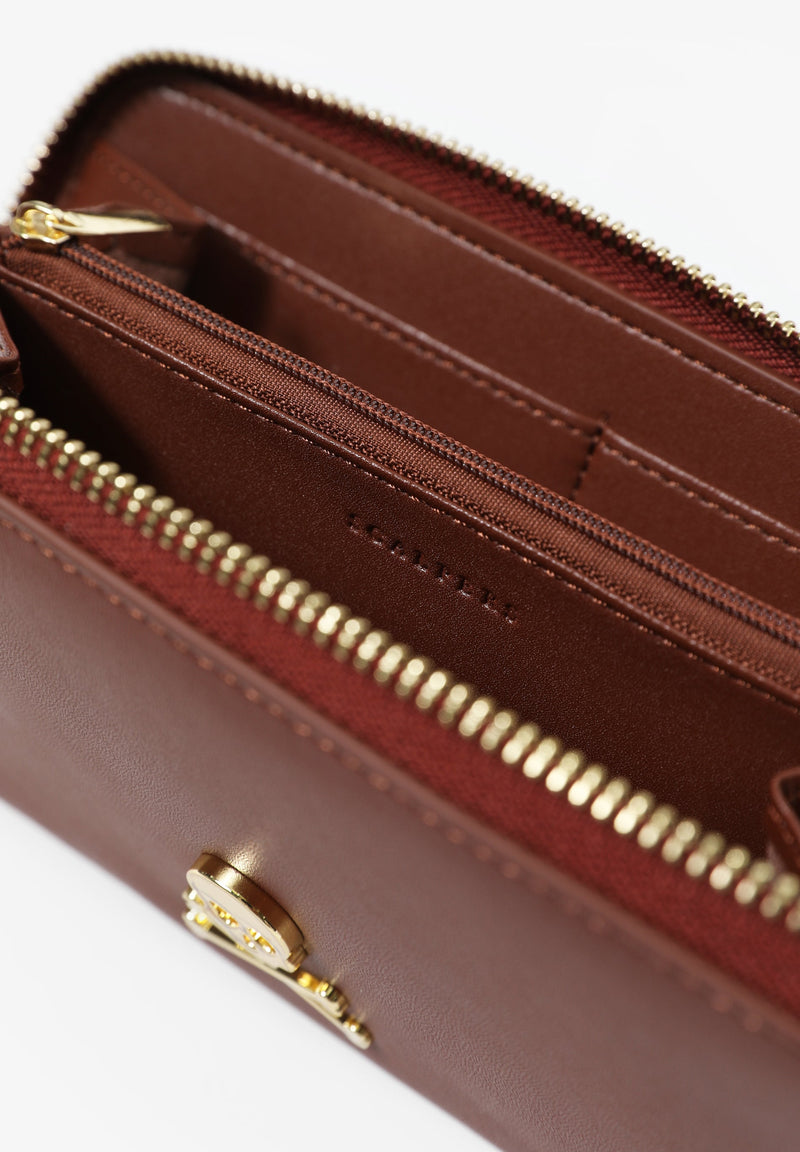 BRIEFTASCHE MIT METALL-TOTENKOPF