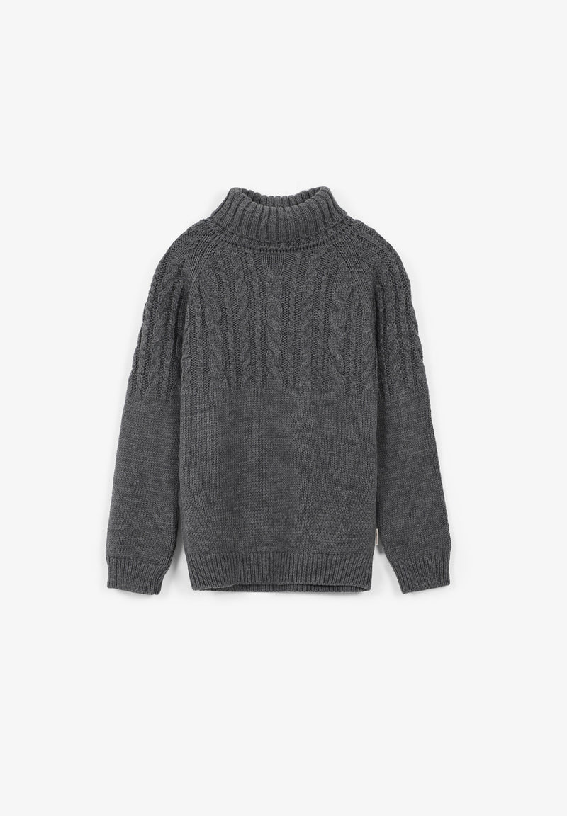 CABLE ROLL NECK KIDS II